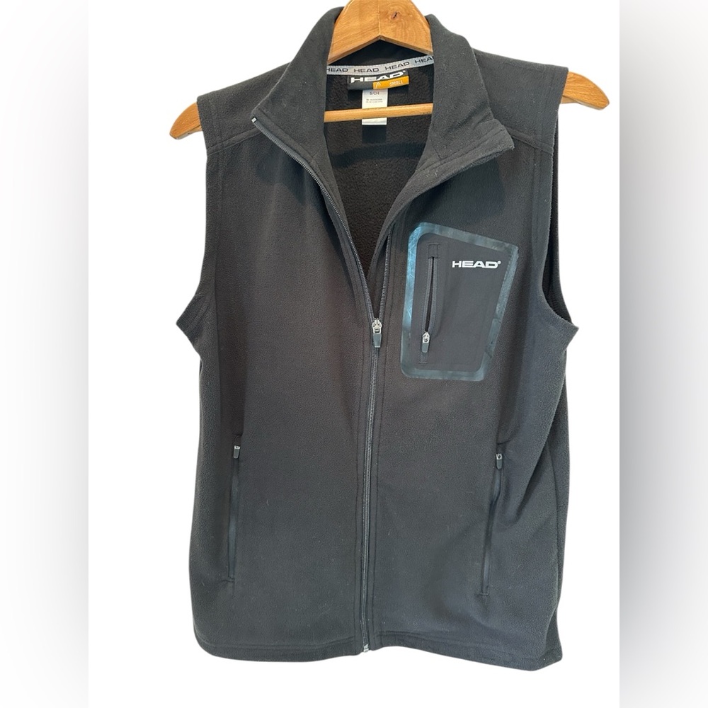HEAD Black Fleece Men’s Vest - Size Small